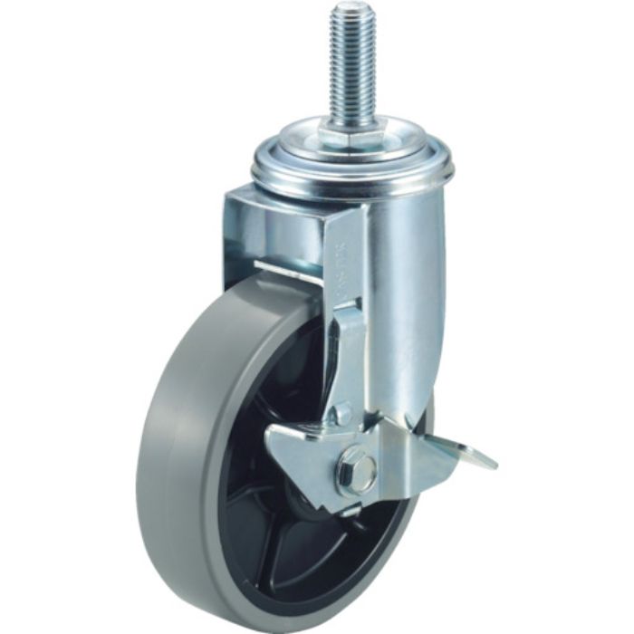 ワコーパレット エアーキャスターねじ込みタイプ(自在車S付)荷重120車輪径100幅32(Tcode:3282589)