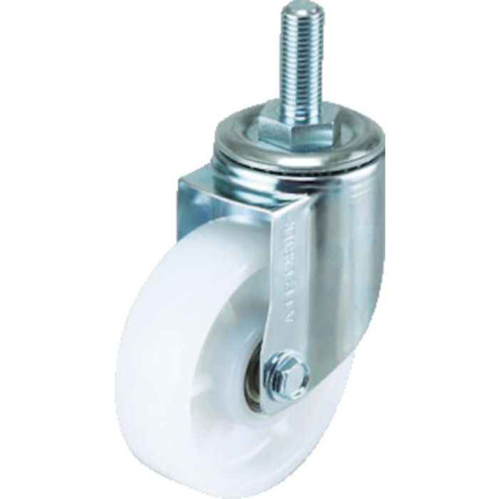 ワコーパレット エアーキャスターねじ込みタイプ(自在)100mm ナイロン(B入)車(Tcode:4323904)