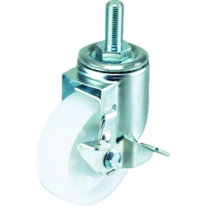 ワコーパレット エアーキャスターねじ込みタイプ(自在S付)100mm ナイロン(B入)車(Tcode:4323912)