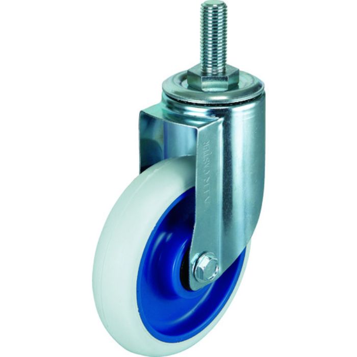 ワコーパレット エアーキャスターねじ込みタイプ(ホワイトゴム自在車)(Tcode:3658091)