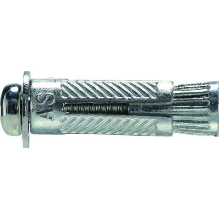 TRUSCO オールプラグボルト なべ頭 M4 16本入 (コンクリート・ブロック用アンカー/ねじ込み式)(Tcode:2063663)