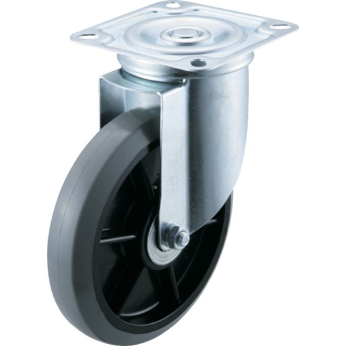 ワコーパレット エアーキャスター(自在車) 200mm ウレタン車(Tcode:3052702)