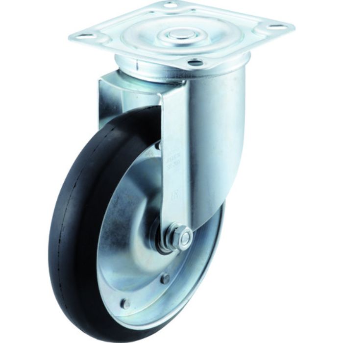 ワコーパレット エアーキャスター(自在車) 200mm ゴム車(Tcode:3052729)