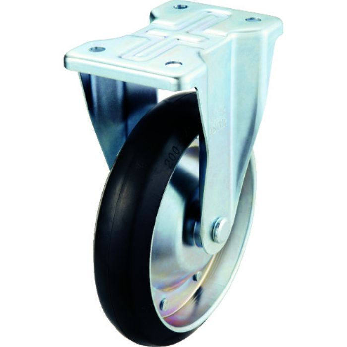 ワコーパレット エアーキャスター(固定車) 200mm ゴム車(Tcode:3052753)