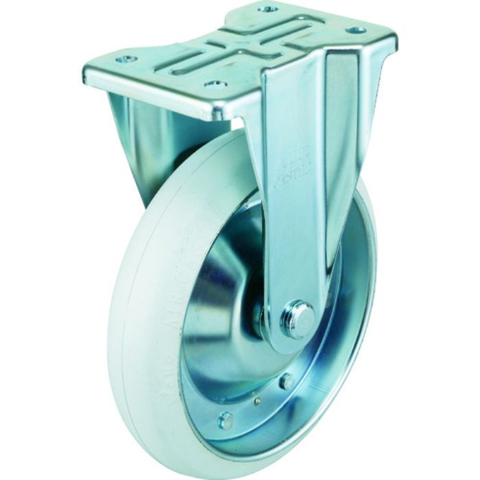 ワコーパレット エアーキャスター(固定車) 200mm ホワイトゴム車(Tcode:3658121)