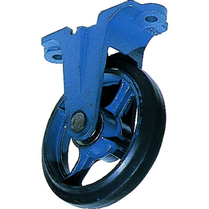 京町 鋳物製金具付ゴム車輪100MM(Tcode:1075071)