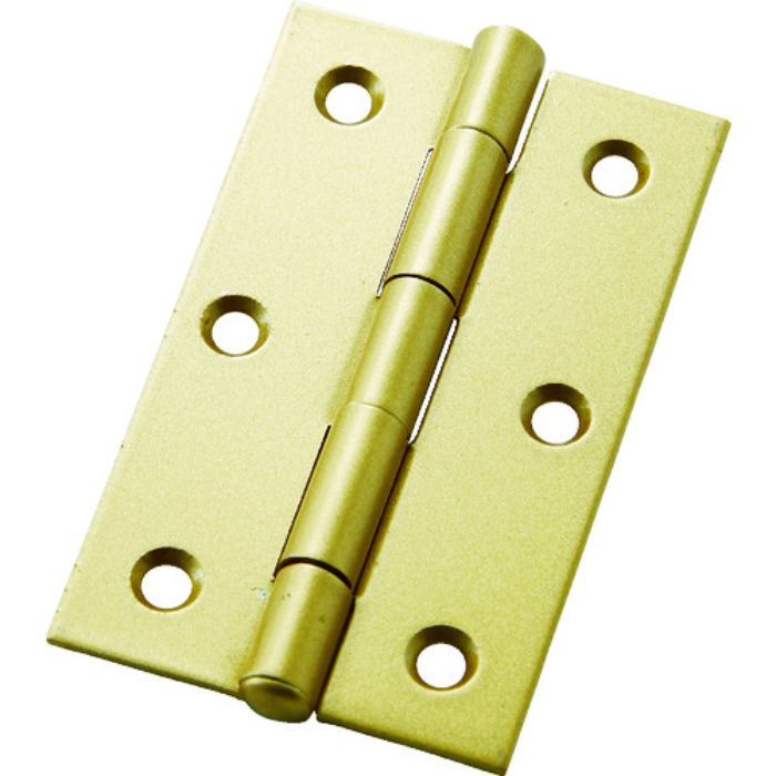 フジテック カラー丁番 袋入り(2枚)・厚口76mm・ゴールド(Tcode:1248643)