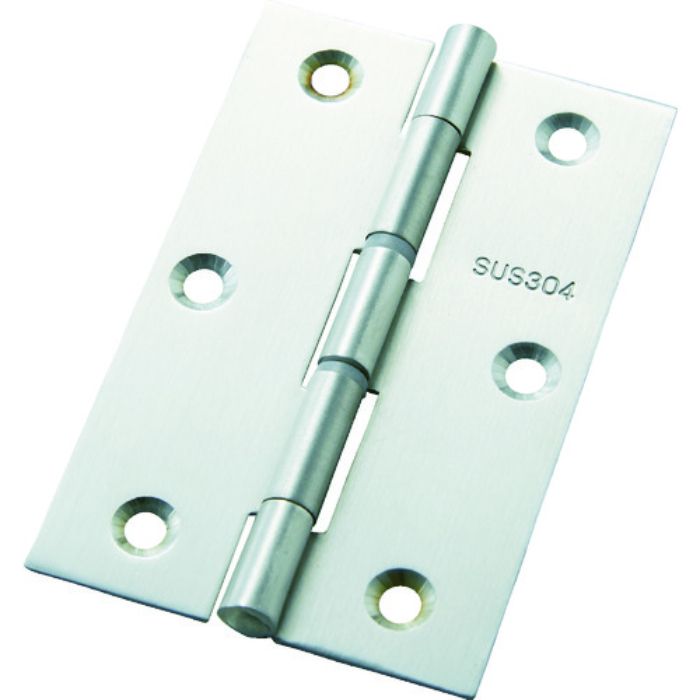 フジテック ステンレス丁番(SUS304) 袋入(2枚)・中厚76mm(Tcode:1250138)