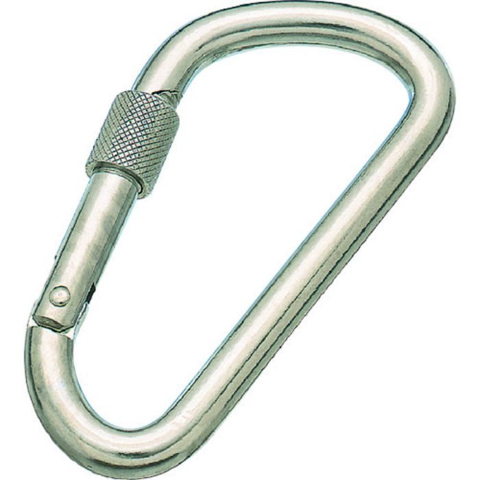 水本 ステンレス カラビナD型(環付) 線径10mm 長さ113mm(Tcode:2045635)