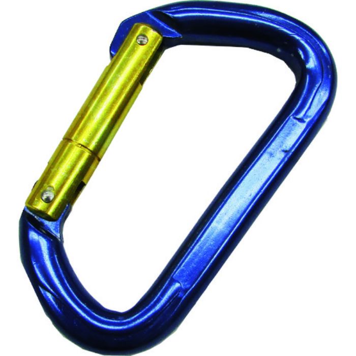 水本 アルミカラビナ環なし(ブルー) 線径11mm 長さ101mm(Tcode:2048730)