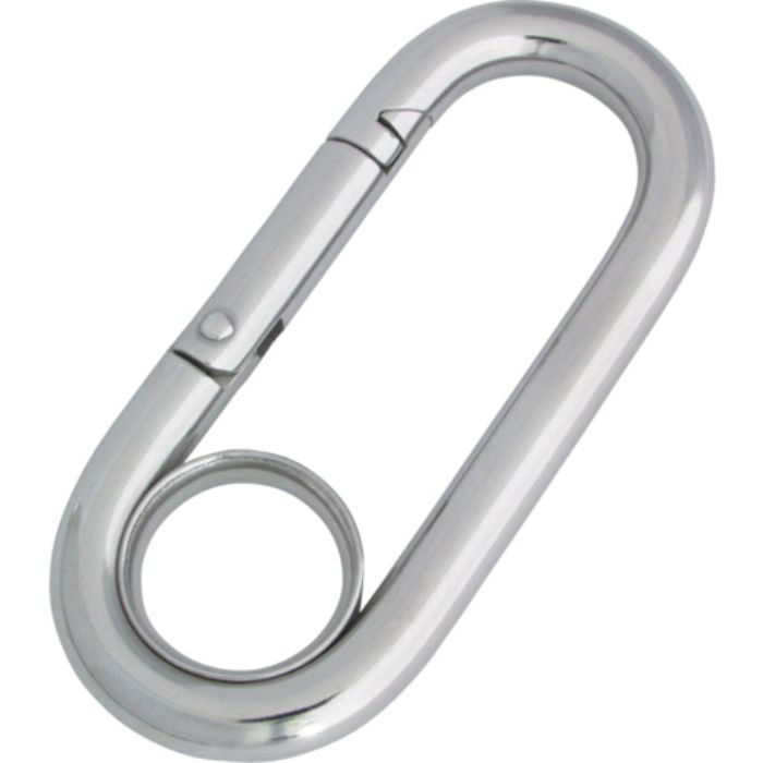 水本 ステンレス プチカラビナ(リング付) 線径6mm 長さ67mm(Tcode:3788792)