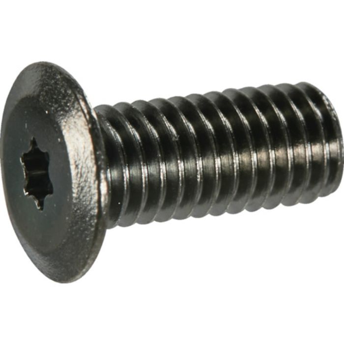 TRUSCO ヘックスローブ超極低頭ねじ 黒ニッケル M3×6 60本入(Tcode:3810930)