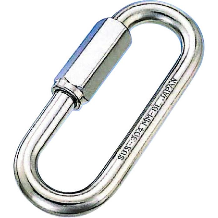 水本 ステンレス 口広リングキャッチ 線径8mm 長さ74mm(Tcode:2047173)