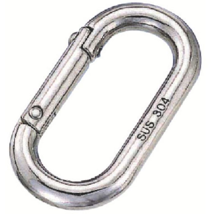 水本 ステンレス オーバルキャッチ 線径6mm 長さ40mm(Tcode:8490877)