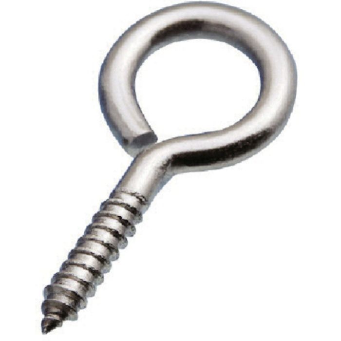 水本 吊金具(ねじ込みタイプ) ステンレス ヒートン 内径12mm (5個入)(Tcode:8490913)