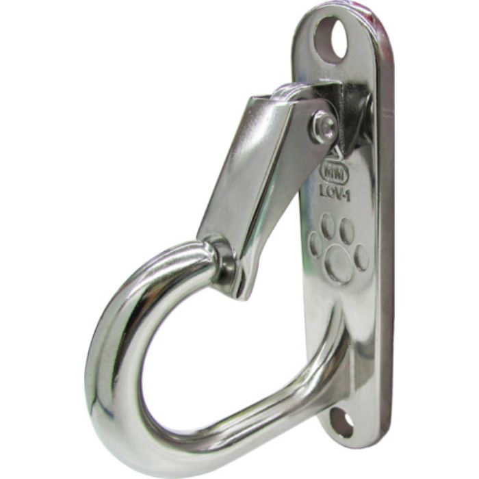 水本 吊金具(ビス止めタイプ) ステンレス ラブフック 平面用 使用荷重0.29kN(Tcode:8337823)