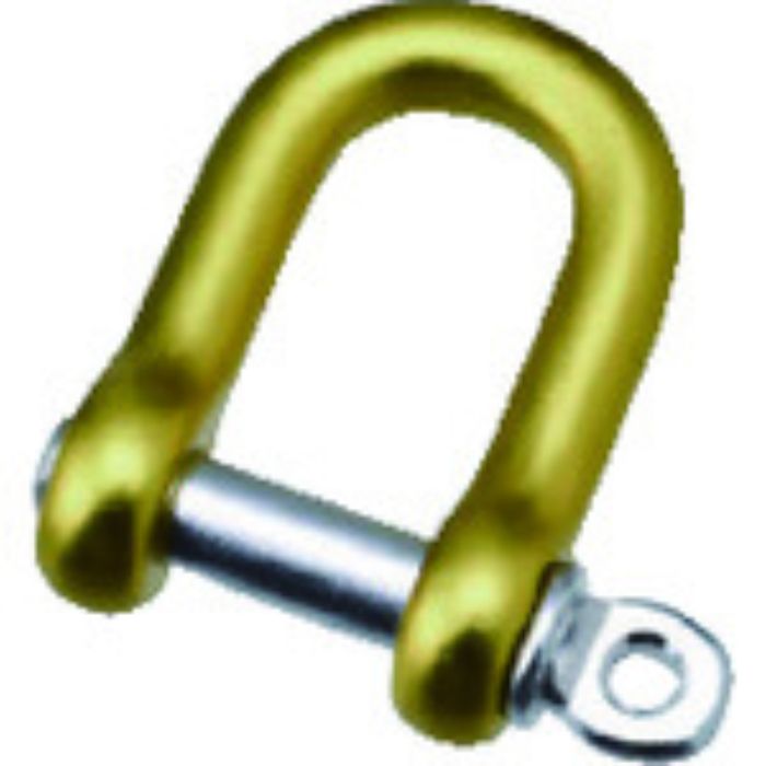 水本 アルミシャックル(イエロー) 呼び8mm 長さ32mm(Tcode:8337809)