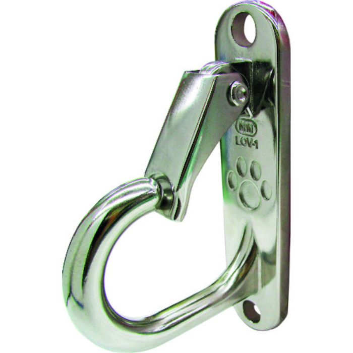 水本 吊金具(ビス止めタイプ) ステンレス ラブフック 平面用 全長135mm(Tcode:1588557)