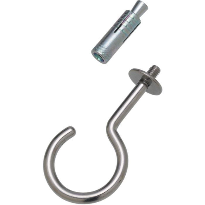 水本 ステンレス 吊りフック(ブネジ)(カットアンカー付) 線径12mm(1個入)(Tcode:1543301)