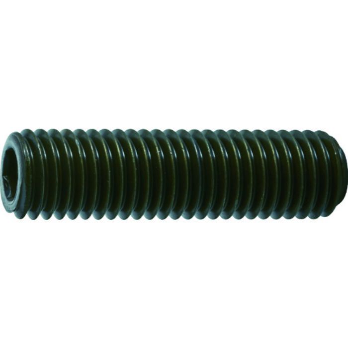 TRUSCO 六角穴付止めねじ 平先 黒染め M12×30 15本入(Tcode:1162620)