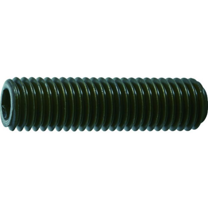 TRUSCO 六角穴付止めねじ 平先 黒染め M14×30 7本入(Tcode:1162635)