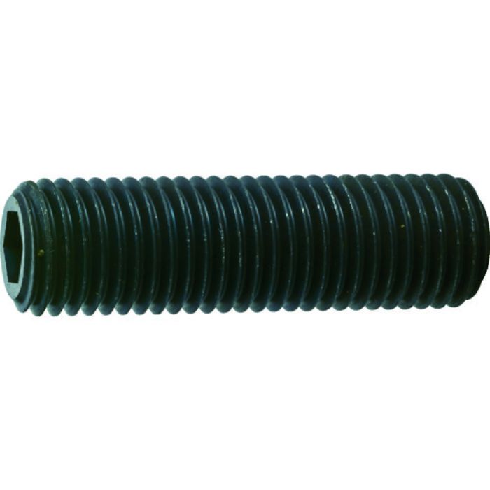 TRUSCO 六角穴付止めねじ 平先 黒染め M16×45 3本入(Tcode:1162652)