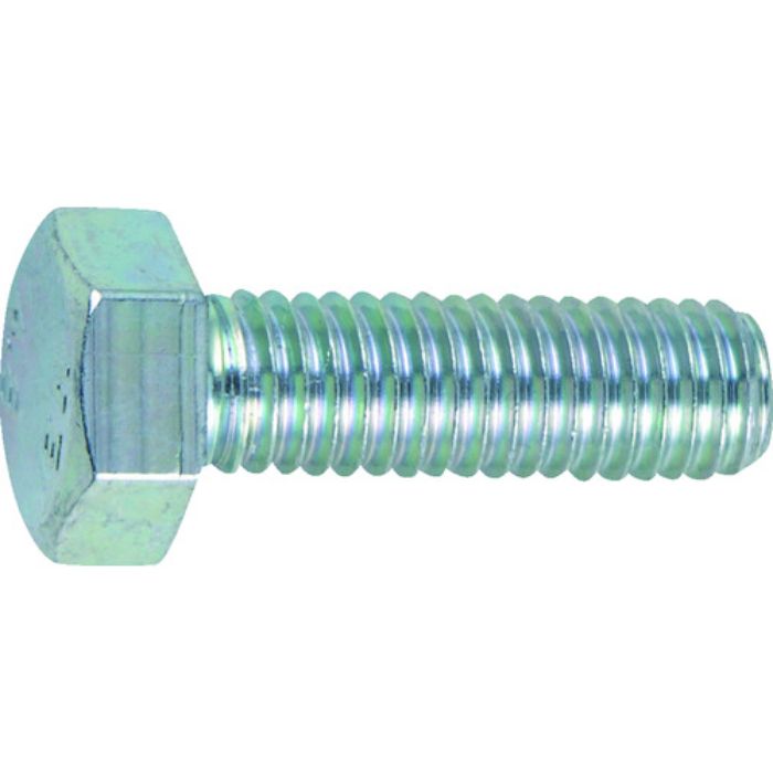 TRUSCO 六角ボルト 三価白 全ネジ M4×10 51本入(Tcode:2071678)