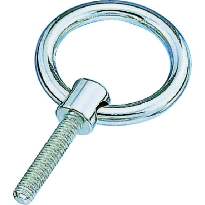 水本 アイボルト ステンレス つば付リングボルト(ミリネジ) 捻子径M-10 高さ18mm(Tcode:3790762)