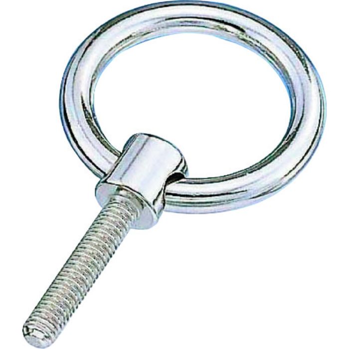 水本 アイボルト ステンレス つば付リングボルト(ブネジ) 捻子径W-5/16 長さ45mm 奥行8mm(Tcode:2047165)