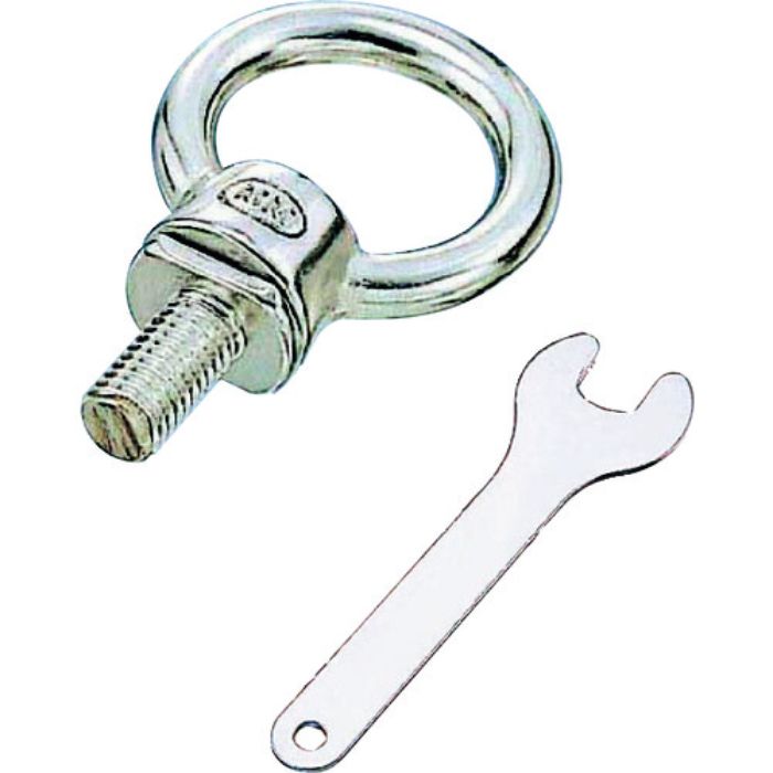 水本 ステンレス 回転アイボルト(ブネジ) 捻子径W-1/4(Tcode:2051916)