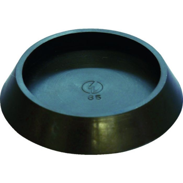光 平置きゴム 黒丸 内径65mm(Tcode:3654478)