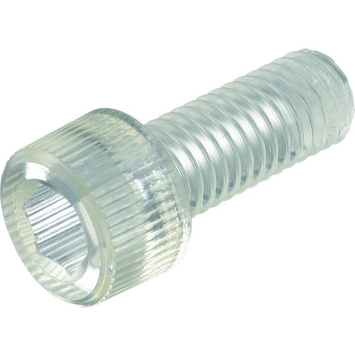 TRUSCO ポリカーボネート(PC) 六角穴付ボルト M5X10 50本入(Tcode:2081413)