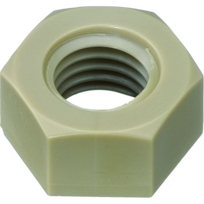 TRUSCO ポリエーテルエーテルケトン(PEEK) 六角ナット M6 50個入(Tcode:2081746)