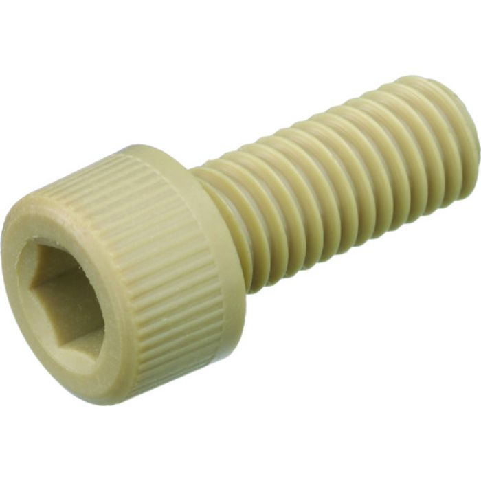 TRUSCO ポリフェニレンサルファイド 六角穴付ボルト M3X10 50本入 (PPS)(Tcode:2082061)