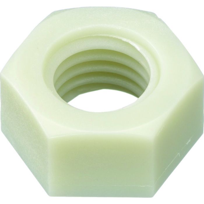 TRUSCO ガラス繊維強化ポリアミドMXD6 RENY白 六角ナット M3 50個入(Tcode:2081880)