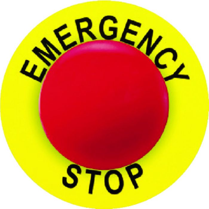 PANDUIT 非常停止ボタン用ラベル (25本入)(Tcode:4746953)