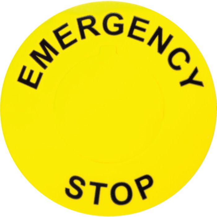 PANDUIT 非常停止ボタン用ラベル (25本入)(Tcode:4746961)