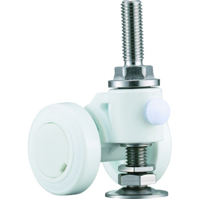 パーツ キャスパッド ねじ込み式双輪キャスターナイロン車 荷重58.8 白(Tcode:3053831)