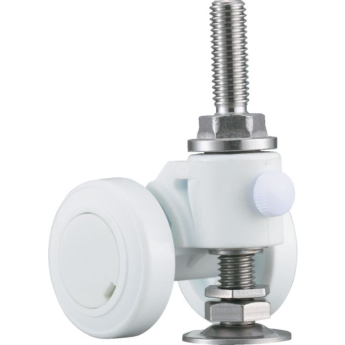 パーツ キャスパッド ねじ込み式双輪キャスターナイロン車 荷重117.6 白(Tcode:3053849)