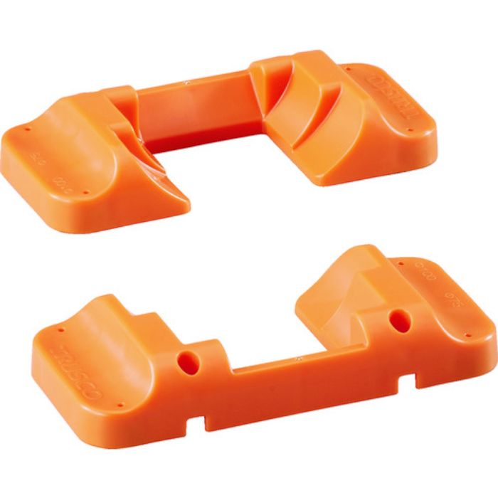 TRUSCO 台車オプション 75パイ/100パイキャスター用車止め とめたろう 2個1組(Tcode:1162186)