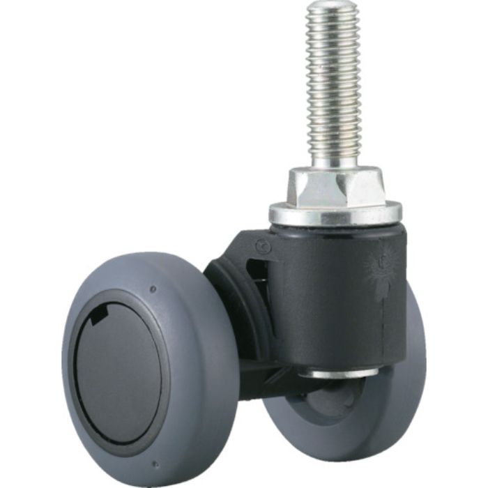 パーツ キャスパッド ねじ込み式双輪キャスターエラストマー車 荷重58.8 白(Tcode:3053962)