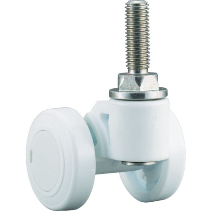 パーツ キャスパッド ねじ込み式双輪キャスターナイロン車 荷重117.6 黒(Tcode:3200957)