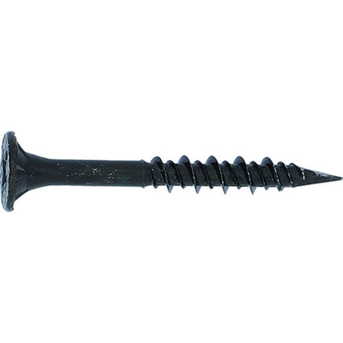 TRUSCO 木が割れにくいビス 黒亜鉛メッキ 3.8X40 72本入(Tcode:2072030)