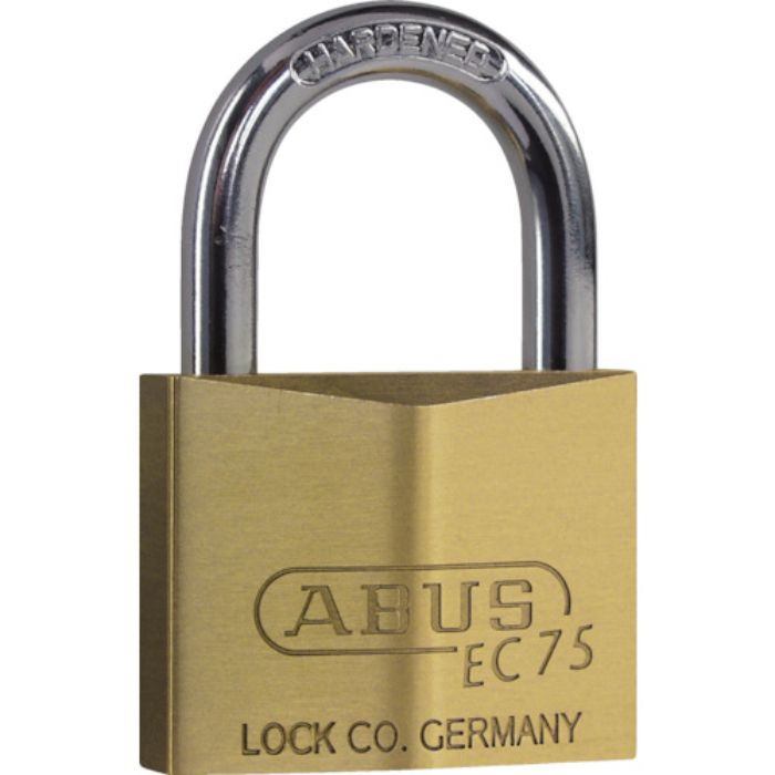 ABUS 真鍮南京錠 EC75-60 ディンプルシリンダー バラ番(Tcode:4451821)