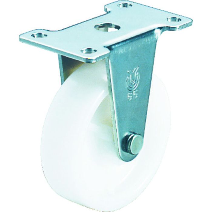 ユーエイ プレート式 固定 キャスター ナイロン 車輪径65mm  Eタイプ ER型 取付寸法56×28(Tcode:3796191)