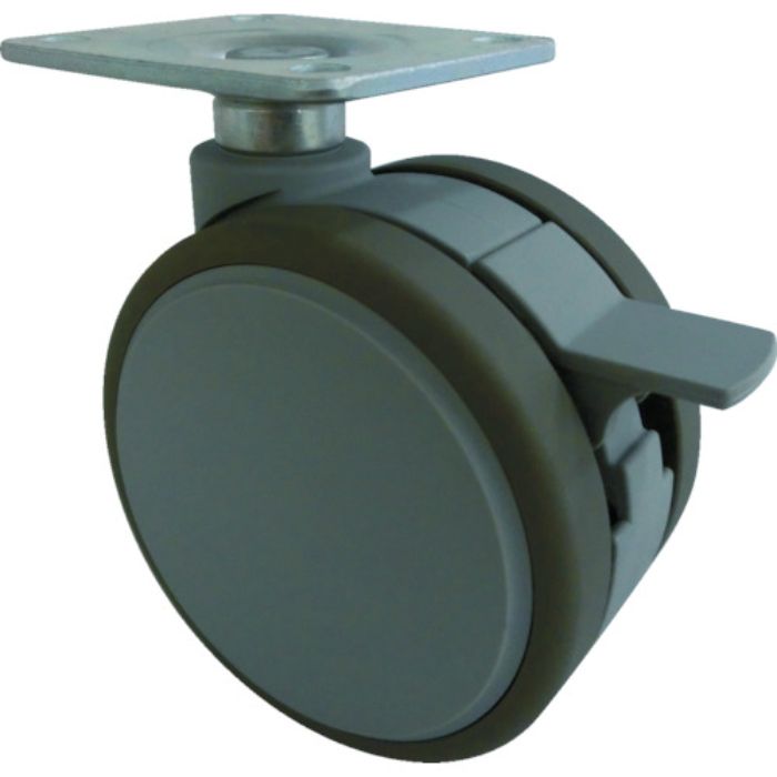 東海 プレート式双輪キャスター 50径 自在S付(Tcode:3890554)