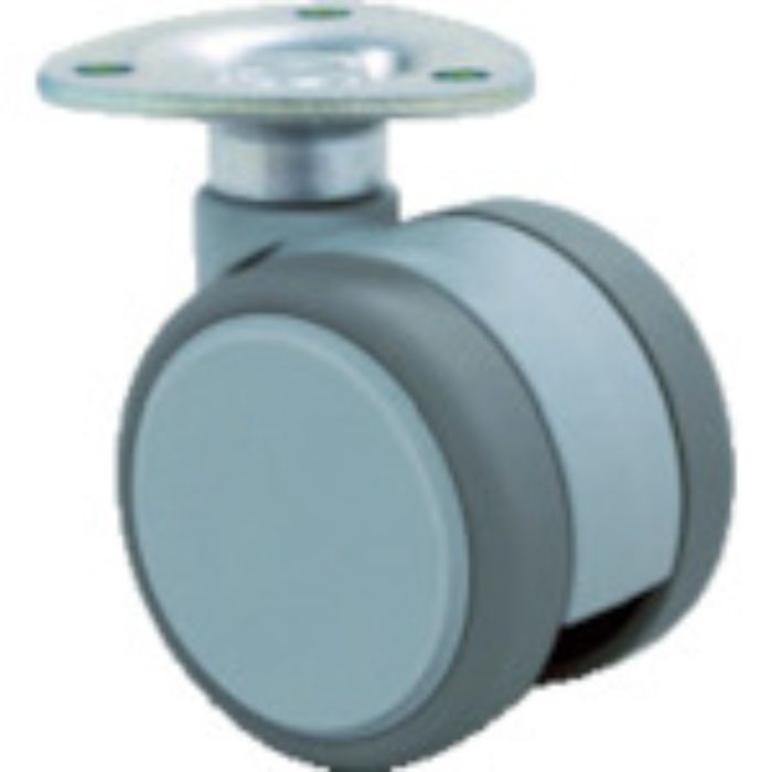 東海 プレート式双輪キャスター 60径 自在(Tcode:3890571)