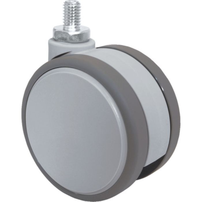 東海 ねじ込み双輪キャスター 75径 自在 M10x1.5(Tcode:3890686)