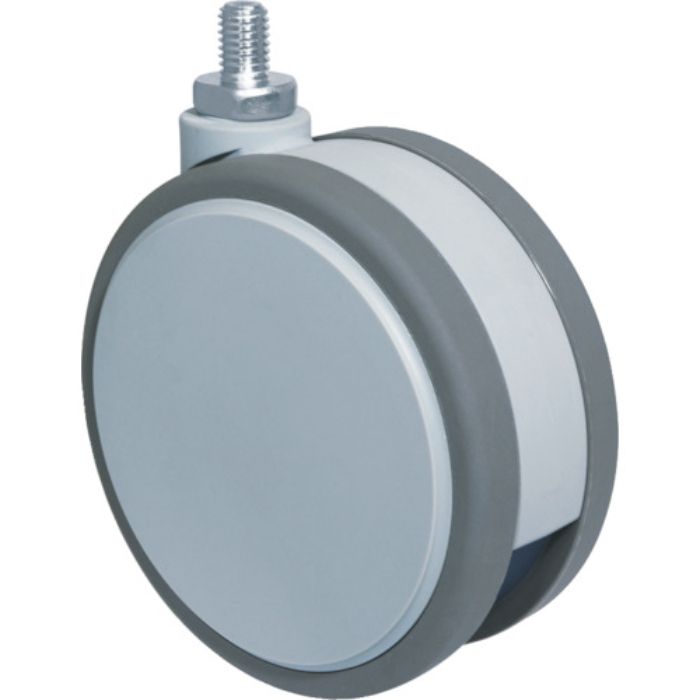東海 ねじ込み双輪キャスター 100径 自在 M8x1.25(Tcode:3890805)
