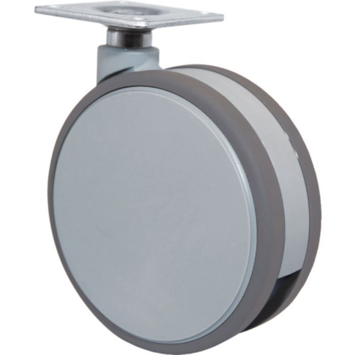 東海 プレート式双輪キャスター 130径 自在(Tcode:3890830)